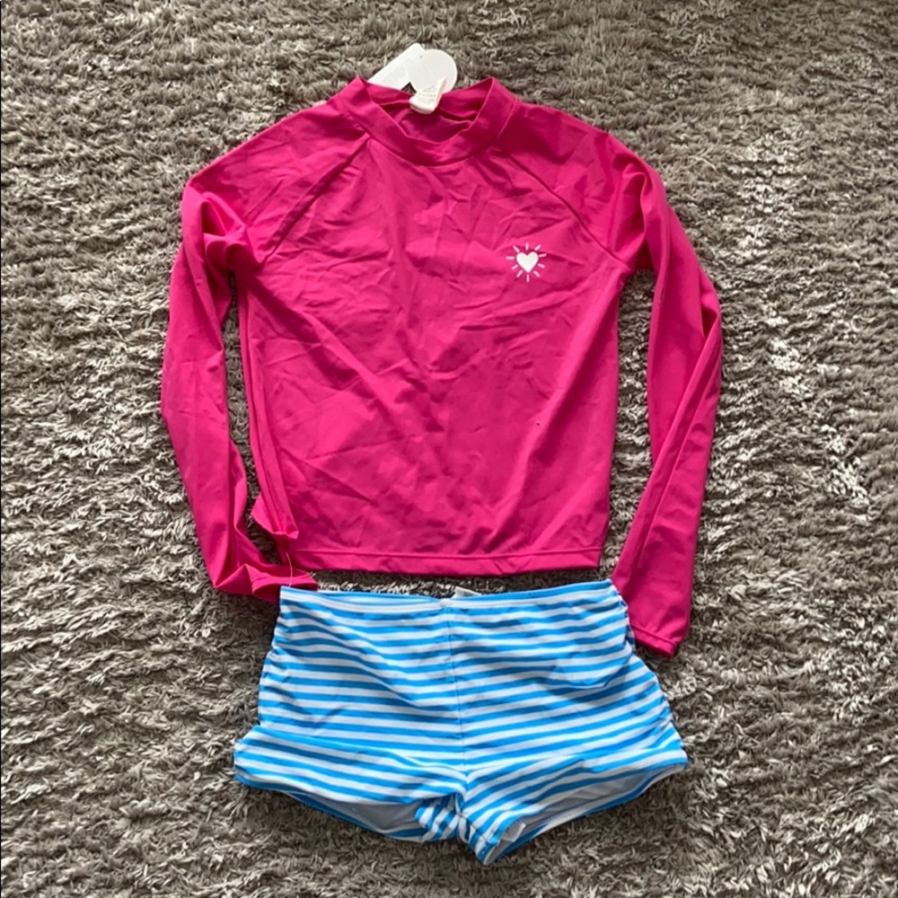 Gymboree Girls XL(14) Swim Set